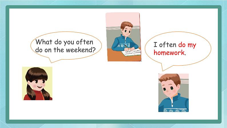 人教版PEP五英上Unit2 My week PartB Let’s learn&Let's talk 课件06