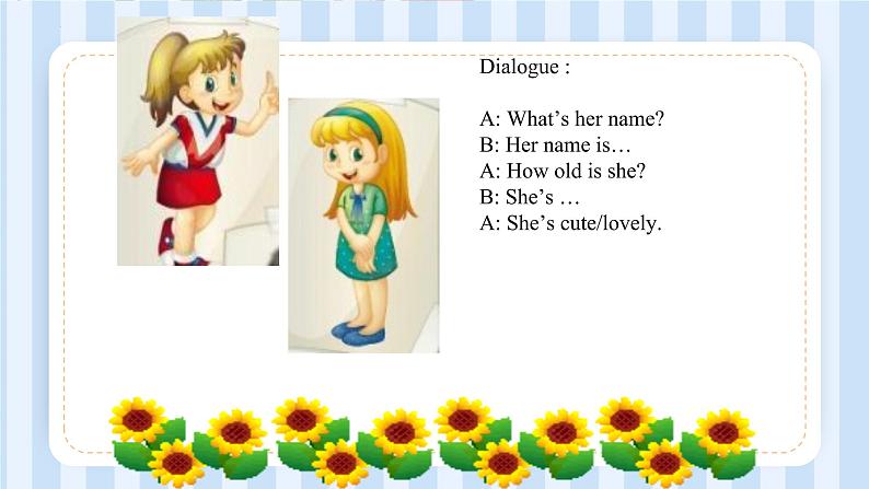 Unit 2 She looks cute. Lesson 9 & Lesson 10 （课件） 人教精通版英语五年级上册第4页