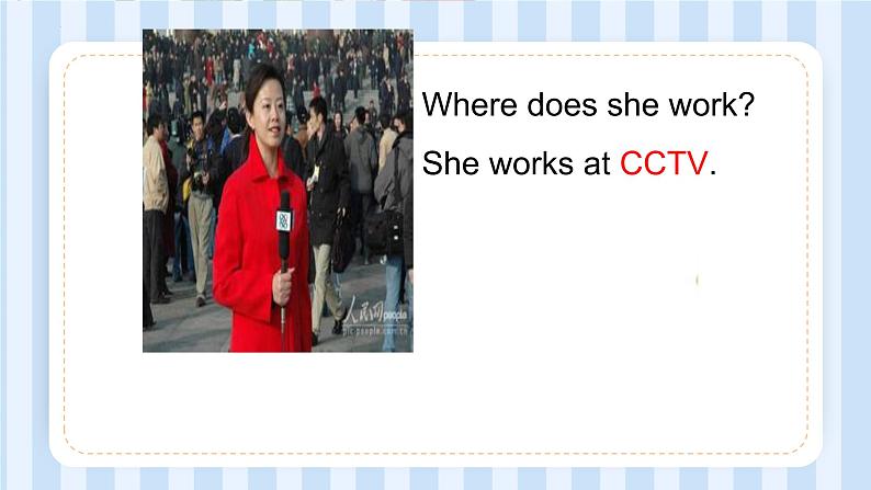 Unit 4  Where do you work？Lesson 21 & Lesson 22（课件） 人教精通版英语五年级上册第4页