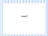 Unit 3 My father is a writer. Lesson 17 & Lesson 18（課件） 人教精通版英語五年級上冊