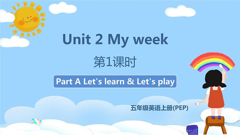 人教PEP五上英语 Unit2 Part A Let's learn&Let's play 课件+教案+音视频素材01