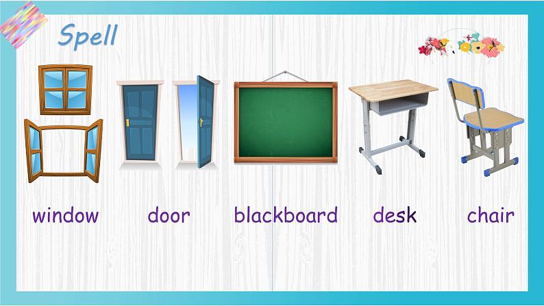 外研版（三起）三上 Module3Unit2 Point to the desk.  课件+教学设计08