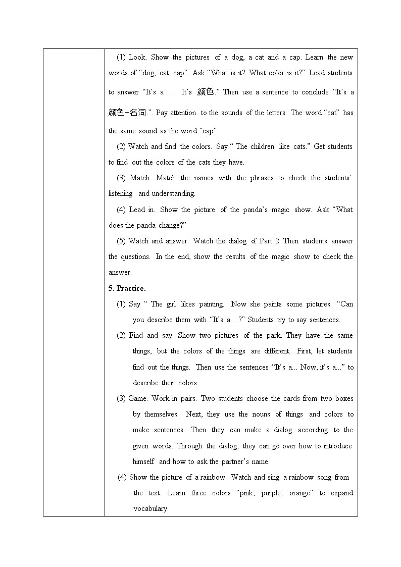 外研版（三起）三上 Module4Unit2 It'sa black dog. 课件+教学设计02