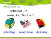 五年级上册英语课件－Unit5 Is this your school bag？(Lesson27) ｜人教精通版 (共22张PPT)