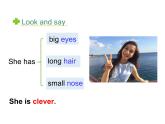 五年級(jí)上冊(cè)英語(yǔ)課件－Unit2 She looks cute(Lesson7) ｜人教精通版 (共19張PPT)