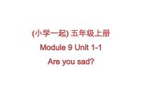 小学英语Module 9Unit 1 Are you sad?授课课件ppt