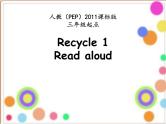 3年级英语人教三起上册Unit 3  Look at me!    Recycle 1     课件