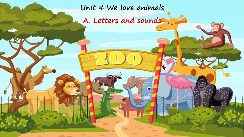 人教版PEP小学英语三年级上册Unit 4 We love animals    课件2第1页