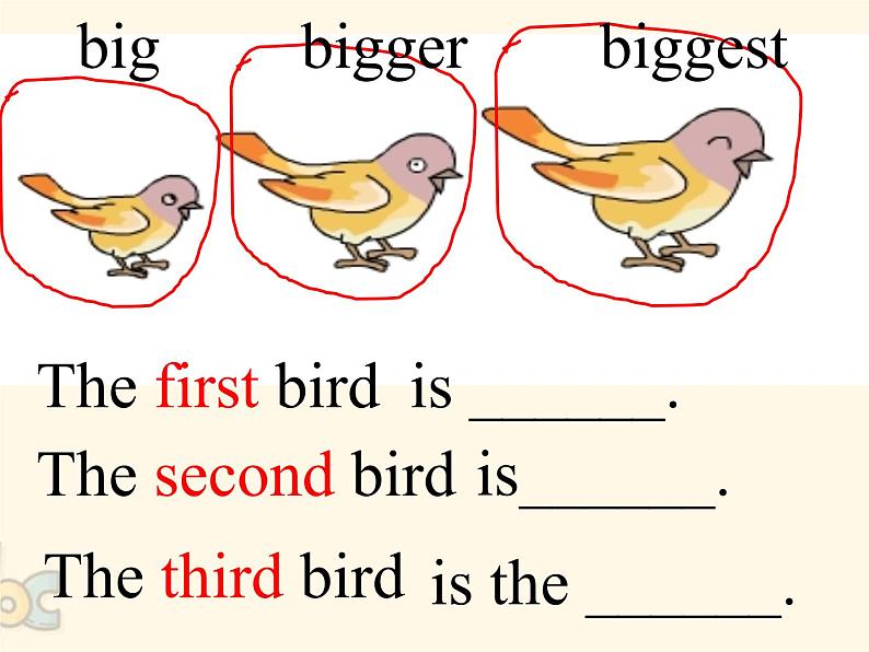 六年级上册英语课件-Unit 9 this bird is bigger than the first one 湘少版（三起） (共12张PPT)03