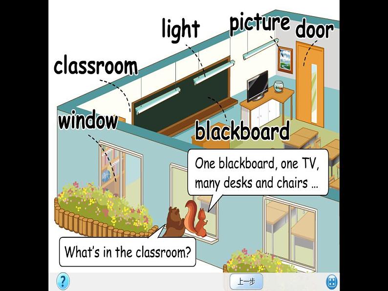 人教版PEP小学英语四年级上册Unit1 My classroom   课件08