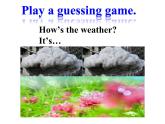 四年級(jí)上冊(cè)英語課件－ Unit4 How's the weather today？（Lesson24) ｜人教精通版  (共20張PPT)