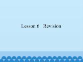 Lesson 6   Revision（課件）科普版英語三年級上冊