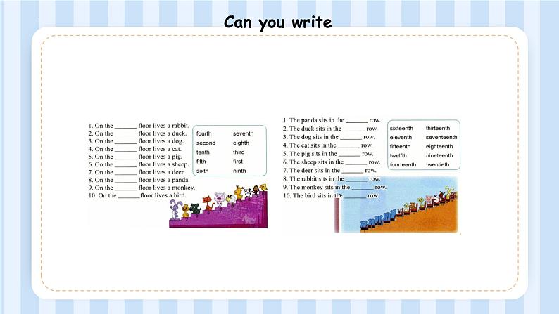 UNIT FOUR REVISION  Lesson 13-14（课件） 北京版英语三年级上册第8页