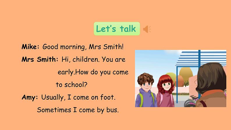 人教PEP版小学英语六年级上册Unit 2 Part A Let's try，Let's talk （课件+素材）06