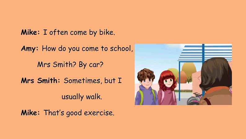 人教PEP版小学英语六年级上册Unit 2 Part A Let's try，Let's talk （课件+素材）07