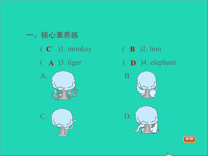 2022三年级英语下册Module2Unit1The 'remonkeys作业课件外研版三起第3页