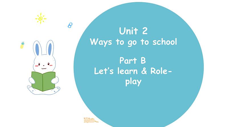 人教版PEP 六年级上册 Unit2 Ways to go to school Part B 第一课时 PPT课件+音视频01