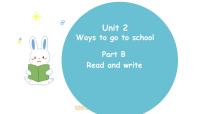 小学英语人教版 (PEP)六年级上册Unit 2 Ways to go to school Part B说课课件ppt