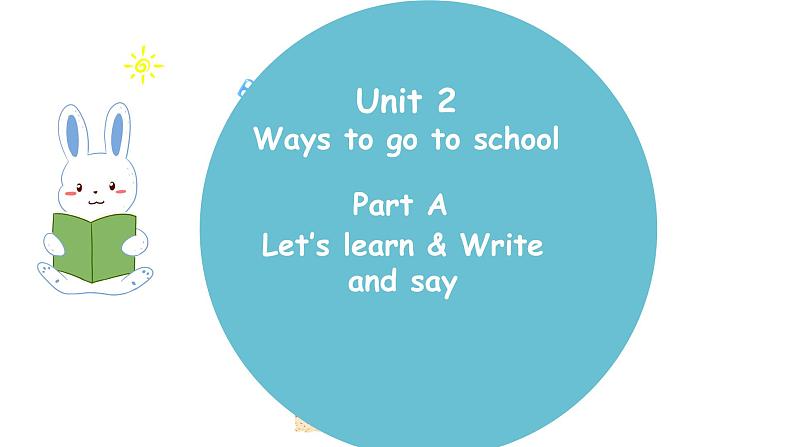 人教版PEP 六年级上册 Unit2 Ways to go to school Part A 第一课时 PPT课件+音视频01