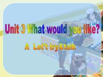 小学英语Unit 3 What would you like? Part A课文内容ppt课件