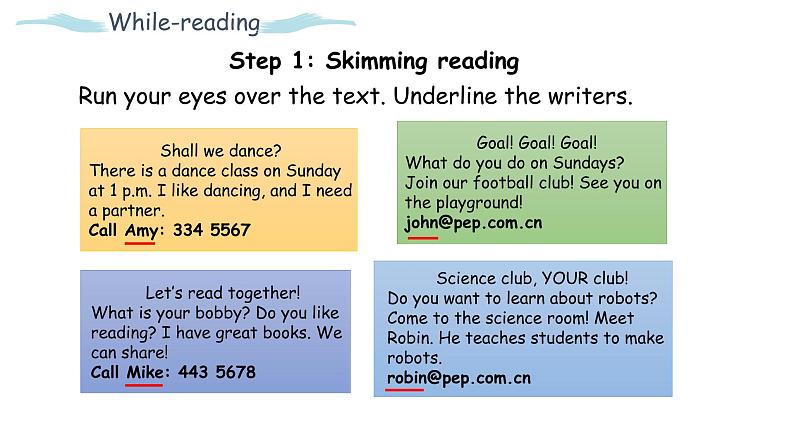 人教版PEP 六年级上册 Unit4 I have a pen pal  Part B 第三课时 PPT课件+音视频07