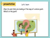 人教版英语五上《Unit6 In a nature park part A Let’ s learn》课件PPT+教学设计