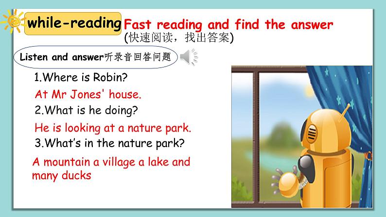 人教版英语五上《Unit6 In a nature park part B&C read and write》课件PPT+教学设计06