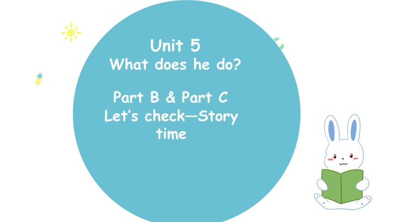 人教版PEP 六年级上册 Unit5 What does he do Part C  PPT课件+音视频01