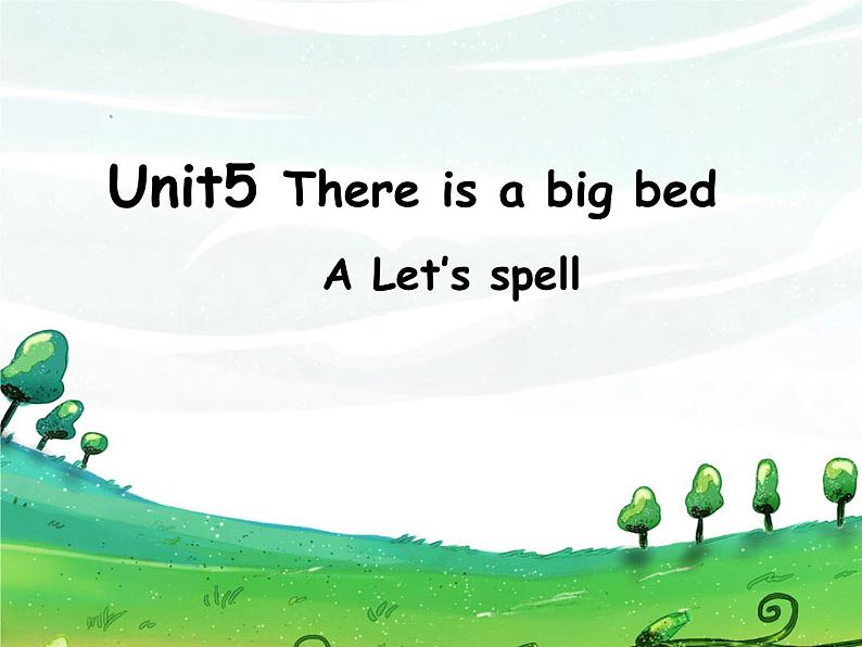 人教版三年级起点小学英语五年级上册（PEP义务教育版）Unit5 There is a big bed   课件01