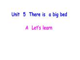 人教版三年级起点小学英语五年级上册（PEP义务教育版）Unit5 There is a big bed   课件