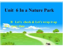 人教版 (PEP)五年级上册Unit 6 In a nature park Part B教学ppt课件