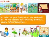 教科版（廣州）小學(xué)英語五上 M3U6 At the weekend 課件
