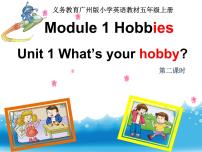 小学英语Unit 1 What’s your hobby?图文ppt课件