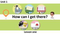 英语六年级上册Unit 1 How can I get there? Part A教课课件ppt