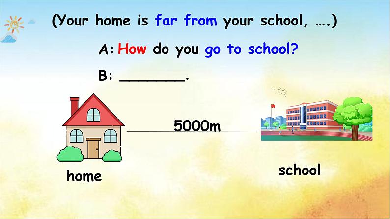 六年级英语人教三起上册Unit 2 Ways to go to school2   课件第5页