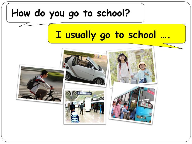 六年级英语人教三起上册Unit 2 Ways to go to school2   课件第2页