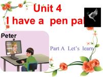 小学英语人教版 (PEP)六年级上册Unit 4 I have a pen pal Part A教学ppt课件