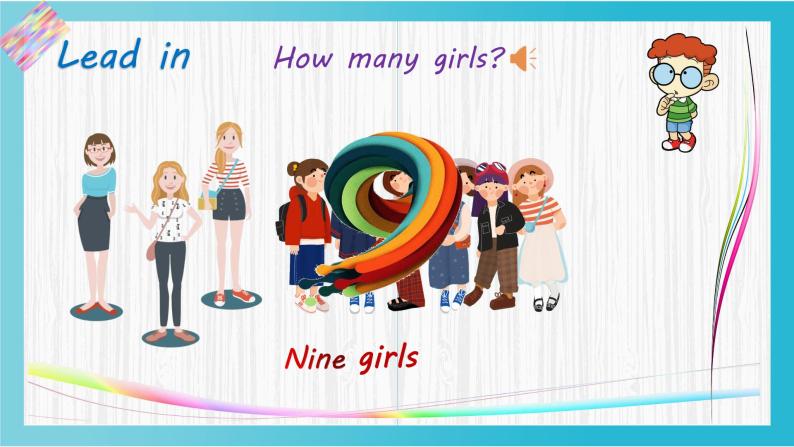 外研版（三起）三上 Module5Unit2 Nine girls课件+教学设计05