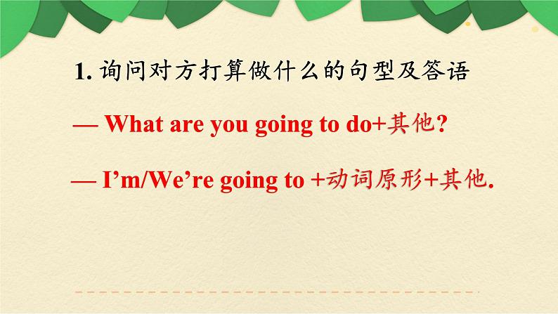 人教版三年级起点小学英语六年级上册（PEP义务教育版）期中复习（三）课件07