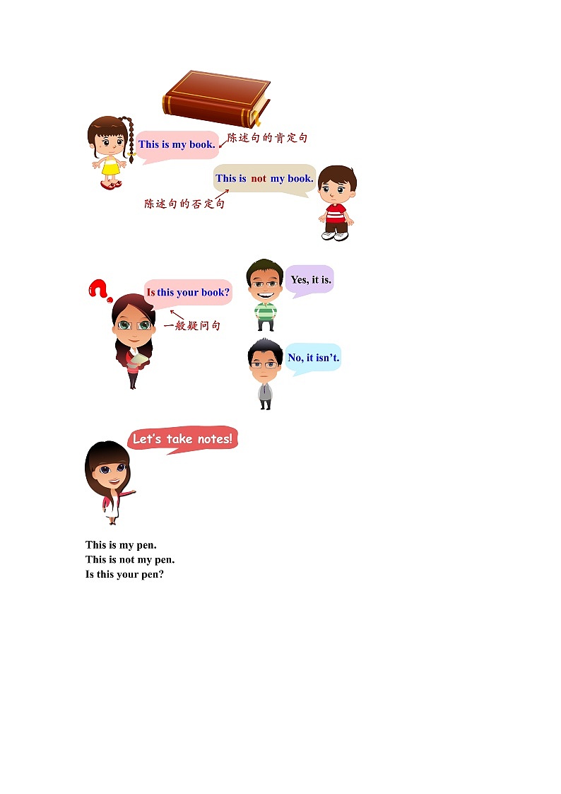 新概念英语第一册Lesson1-8复习讲义03