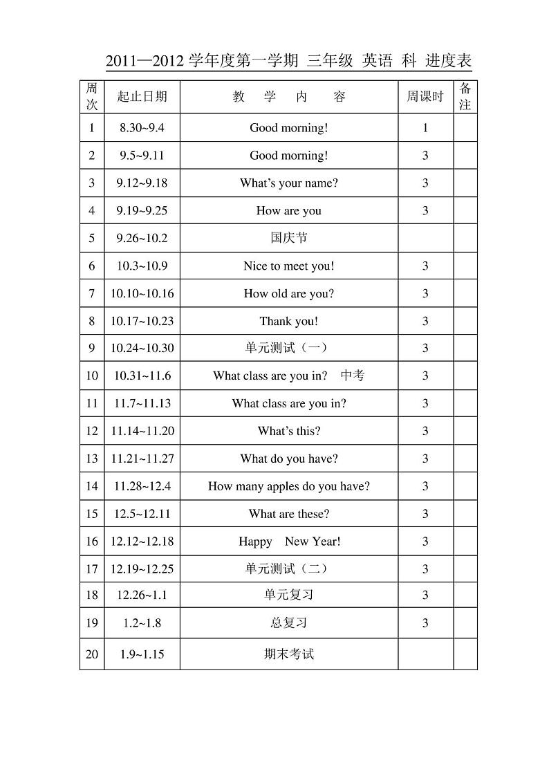 陕旅版三年级上册英语教案(最全)02