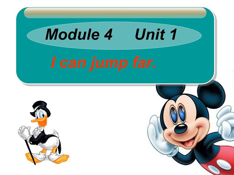 外研版 (一年级起点) 英语三年级上册Module 4《Unit 1 I can jump far》ppt课件101