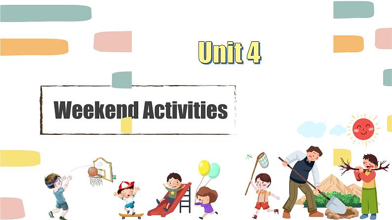 闽教版五年级上册Unit4 Weekend Activities PartA课件第1页