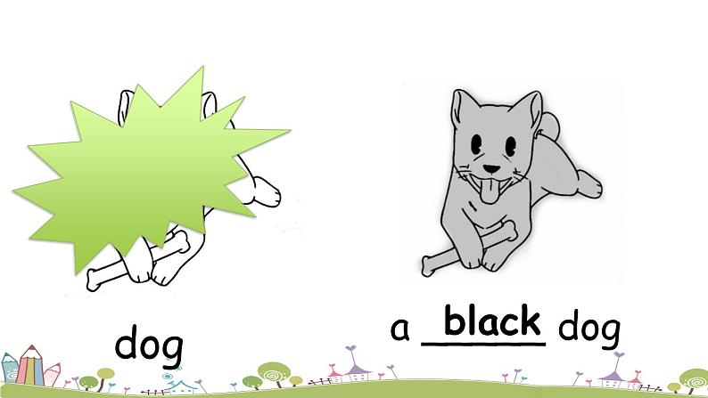 外研版（三起）英语三上Module 4 / Unit 2 It's a black dog课件08