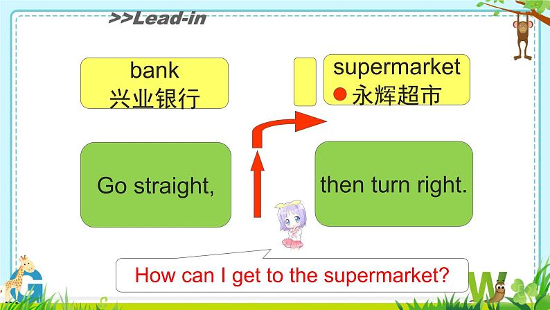 闽教版英语5年级上册 Unit6 Asking the Way PPT课件+教案+单元试卷04