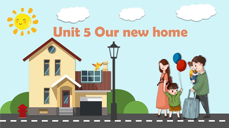 牛津译林版4A Unit5 our new home revision融合绘本PPT课件第1页