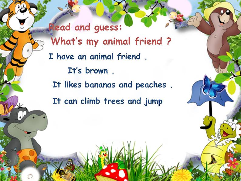 牛津译林版5A Unit3 Our animal friends PPT课件04