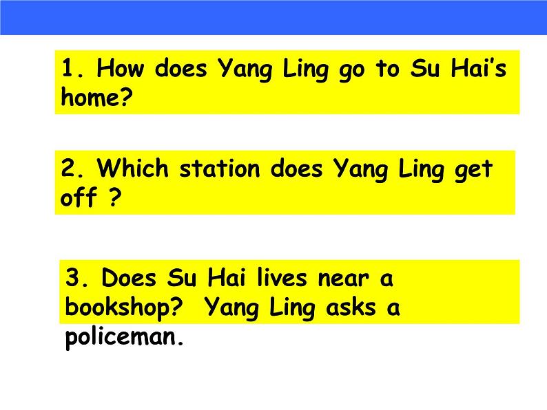 5B Unit3 Asking the way PPT课件07