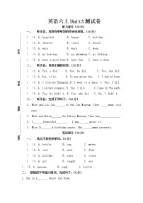 新版-牛津译林版六年级上册Unit 3 Holiday fun课后作业题