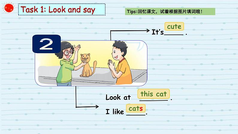 牛津译林版4A Unit1 I like dogs RevisionPPT课件07